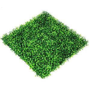 VEVOR Artificial Boxwood Hedge Wall Panels, 10" x 10", 12 pc