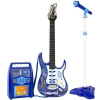 Kids Electric Guitar Toy Play Set w/ 6 Songs, Microphone, Amp&nbsp;