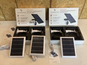 Wasserstein Solar Panel for Arlo Ultra, 3 Panels & 4 Mounts