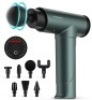 Muscle Massage Gun, O-CONN Deep Tissue Massage Gun, Electric Handheld Percussion Massager for Back, Neck, Shoulder, Arms, Impact Device with 6 Adjustable Speed and 8 Interchangeable Heads, Appears New, Untested