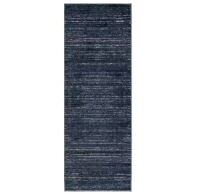Jill Zarin&nbsp;Uptown Collection Madison Avenue Navy Blue 2' 2 x 6' 0 Runner Rug