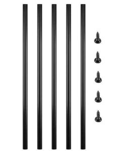 VEVOR 36 in. x 0.75 in. Deck Balusters Metal Deck Spindles, 51-Pack