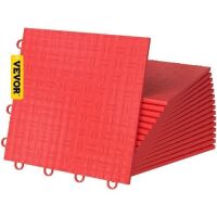 VEVOR Garage Floor Covering Tiles Interlocking, 12'' x 12'', 50 pcs