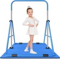 Safly Fun Expandable Kids Gymnastics Bar with Mat&nbsp;