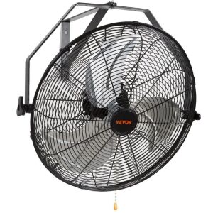 VEVOR 18 Inch, 3-speed High Velocity Max. 4150 CFM, Waterproof Industrial Wall Fan