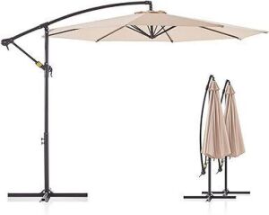 BLUU 10 FT Patio Offset Cantilever Umbrella