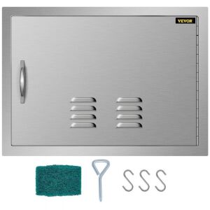 VEVOR Stainless Steel Single Access Door with Vents 24 x 17 Inch Horizontal Flush Mount 