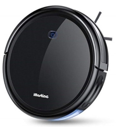 robot vacuum cleaner, imartine 1600pa strong suction robotic vacuum cleaner, super-thin quiet, up to 120mins runtime/automatic self-charging robot vacuum for pet hair hard floor to medium-pile carpet, E-Commerce Return, Untested