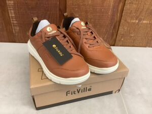 FitVille BriskWalk Oxford Deluxe Shoes, 10EW