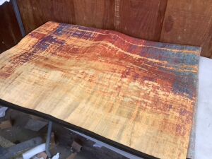 Grunge Abstract Area Rug 5' x 7' 