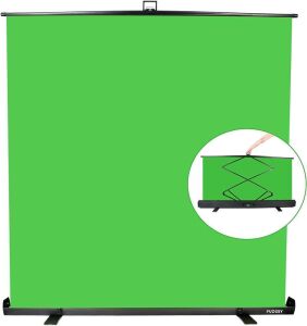 FUDESY Extra Large Collapsible Green Screen, 74W X 77H inches 