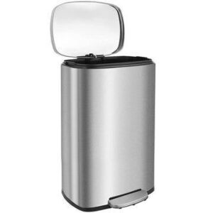 Ohwill 13.2 Gal Stainless Steel Step Trash Can 