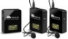 Pixel UHF Wireless Lavalier Microphone System with 1 Receiver, 2 Transmitters, and 2 Lapel Microphones Compatible with Camera,Smartphones,DSLR,and Video Cameras,Mobile Devices YouTube Facebook Live, E-Commerce Return, Untested