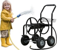 Garden Hose Reel Cart, Water Hose Cart with 4 Wheels,&nbsp;