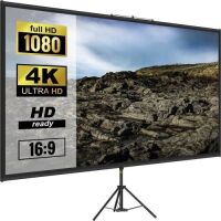 VEVOR Tripod Projector Screen with Stand 100inch 16:9 4K HD&nbsp;