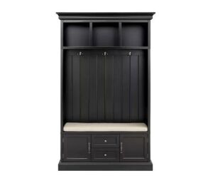 Home Decorators Collection Royce Black 49 in. Hall Tree