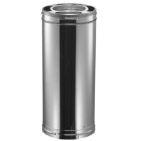 DuraVent&nbsp;6 in. Dia x 36 in. Triple-Wall Galvanized Chimney Stove Pipe