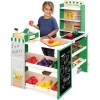 Kids Pretend Play Grocery Store Supermarket Toy Set w/ Accessories 36"X14.2"X7.9"