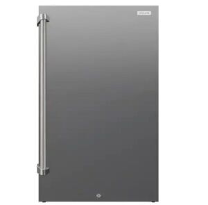 Vissani 4.4 cu. ft. Freestanding Outdoor Refrigerator in Stainless Steel - Small Dent on Door 