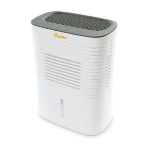 Crane&nbsp;4 Pint Compact Dehumidifier with 2 Settings for Small to Medium Rooms up to 300 sq.ft.
