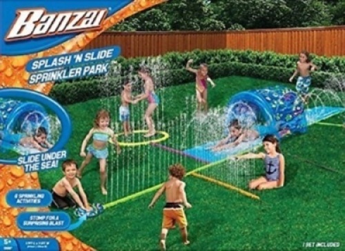 BANZAI Splash N Soak Spinkler Park Water Slide - New/Unopened&nbsp;