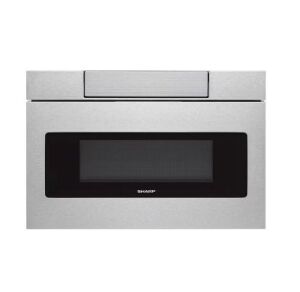 Sharp 1.2 cu. ft. 24 in. Microwave Drawer with Concealed Controls, Built-In Stainless Steel with Sensor Cooking