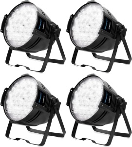 BETOPPER 54 LED Par Lights Super Bright Stage Lighting DMX512 Washing Light White/Off White Church Light 5000 Lumens for Theater,Studio,Photostudio,Party