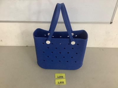 Blue Croc Tote Bag