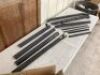 VEVOR Tow Behind Drag Harrow 35" Length, 4" Height, 66" Width, with 2 Adjustable Bars, Heavy Duty Steel - Dirty