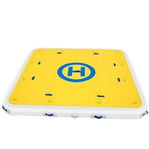 VEVOR Inflatable Dock Platform 7’x7’x6”, 10- to 12-Person, with Electric Air Pump & Hand Pump 