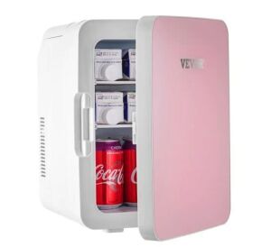 VEVOR 0.35 cu. ft. Mini Fridge in Pink