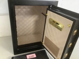 Gold and Black Safe Brand Unknown