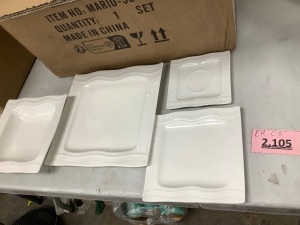 Malacasa 30 Piece Ivory White Dinnerware Set