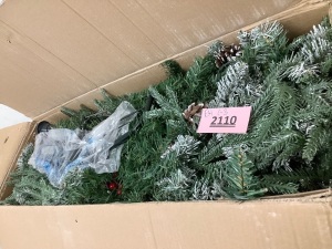 6-6.5FT Prelit Snowtip Christmas Tree