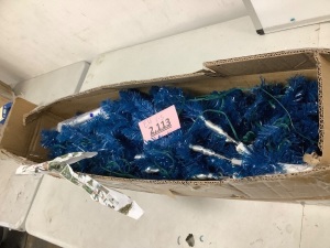 Artificial Blue Christmas Tree