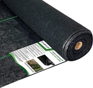 WAENLIR 5.8oz 20 Year Heavy Duty Weed Barrier Landscape Fabric,Premium Durable Weed Blocker Cover,Outdoor Gardening Weed Control Mat 5ft x100ft