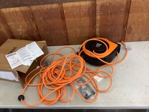 Retractable Extension Cord Reel - Needs Repair 