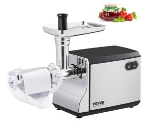 VEVOR 400W 100 LBS/H Electric Food Strainer and Sauce Maker with Reverse Function 