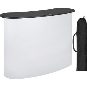 VEVOR Portable Tradeshow Podium Table Display Exhibition Counter Stand Booth Fair with Wall Bags 51" X 15.7" X 38.5"