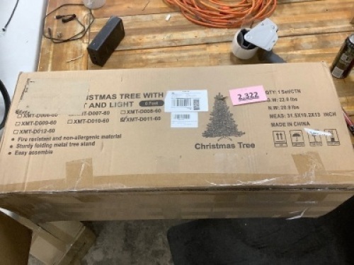 6FT Pre-Lit Christmas Tree