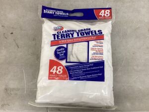 ProLine Cleaning-Grade Terry Towels, 48-Pack