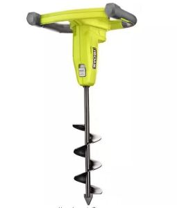 RYOBI ONE+ 18V Cordless Earth Auger with 3 in. Bit, Tool Only