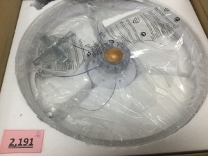 LED Fan Light with SAFE CAGE