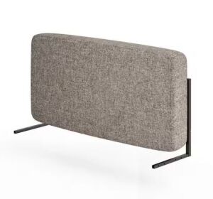 Zinus Parker 42 in. W Taupe Upholstered Cushion Twin Headboard