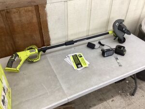 RYOBI ONE+ 18V 9 in. Cordless Battery Edger with 2.0 Ah Battery and Charger