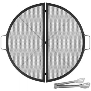 VEVOR Foldable Round Fire Pit Cooking Grate 30 Inch