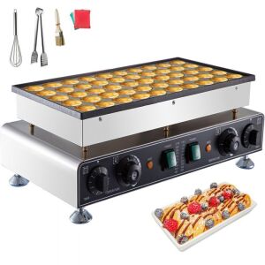 VEVOR 110V Mini Dutch Pancake Baker 50PCS 1700W 1.8 Inches 