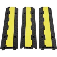 VEVOR 3 PCs Cable Protector Ramp 2 Channel 12000 lbs Load&nbsp;