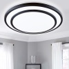 DLLT 48W Dimmable LED Ceiling Light Fixture Flush Surface Mount, 20 Inch Round Remote Control Lighting, 3 Light Color Changeable for Dining Room, Living.