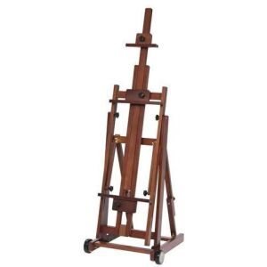 MEEDEN Versatile Studio H-Frame Artist Easel, Walnut